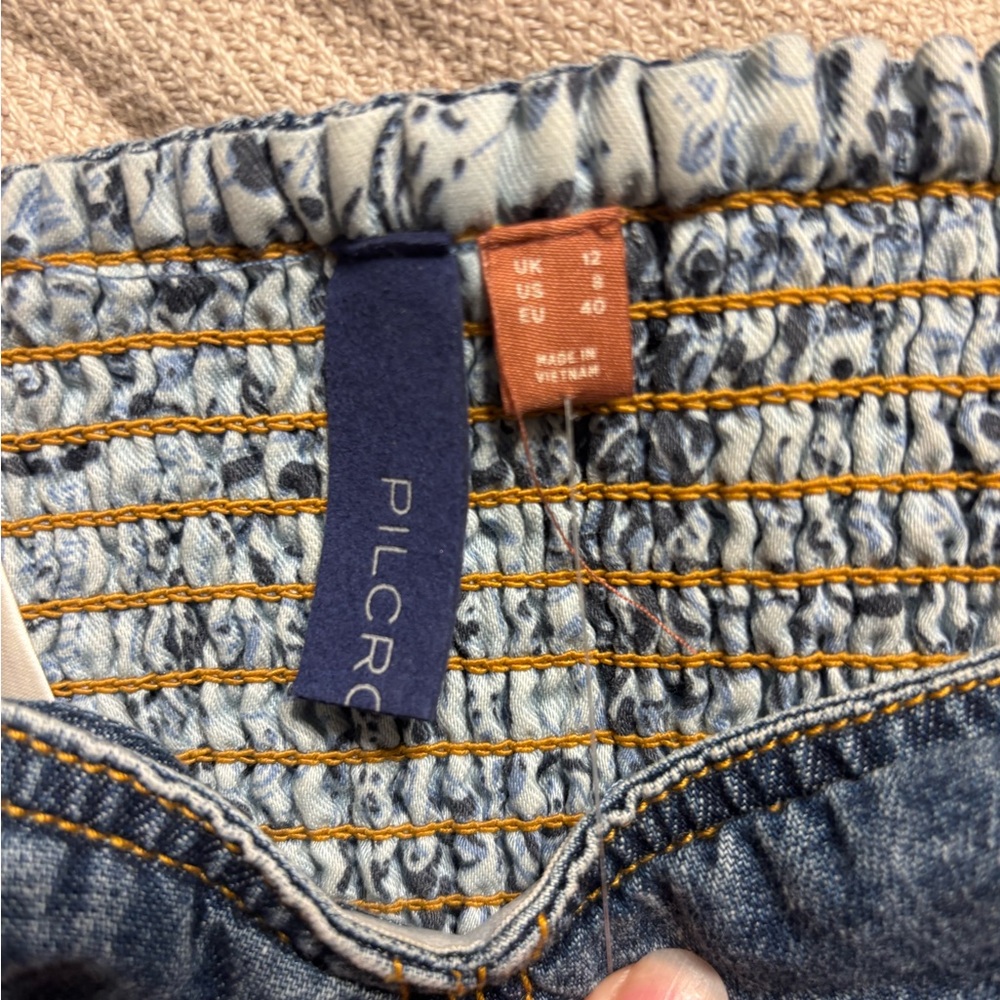 Anthropology Strapless Denim Bustier NWT Size 8 Sold Out in Stores - Picture 5 of 6